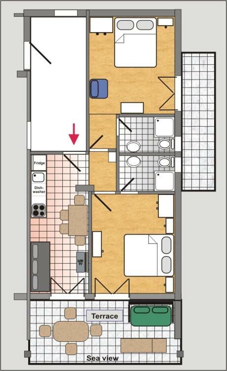 Apartments Dora Banjol ภายนอก รูปภาพ